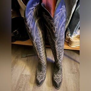 Lane over the knee cowboy boots